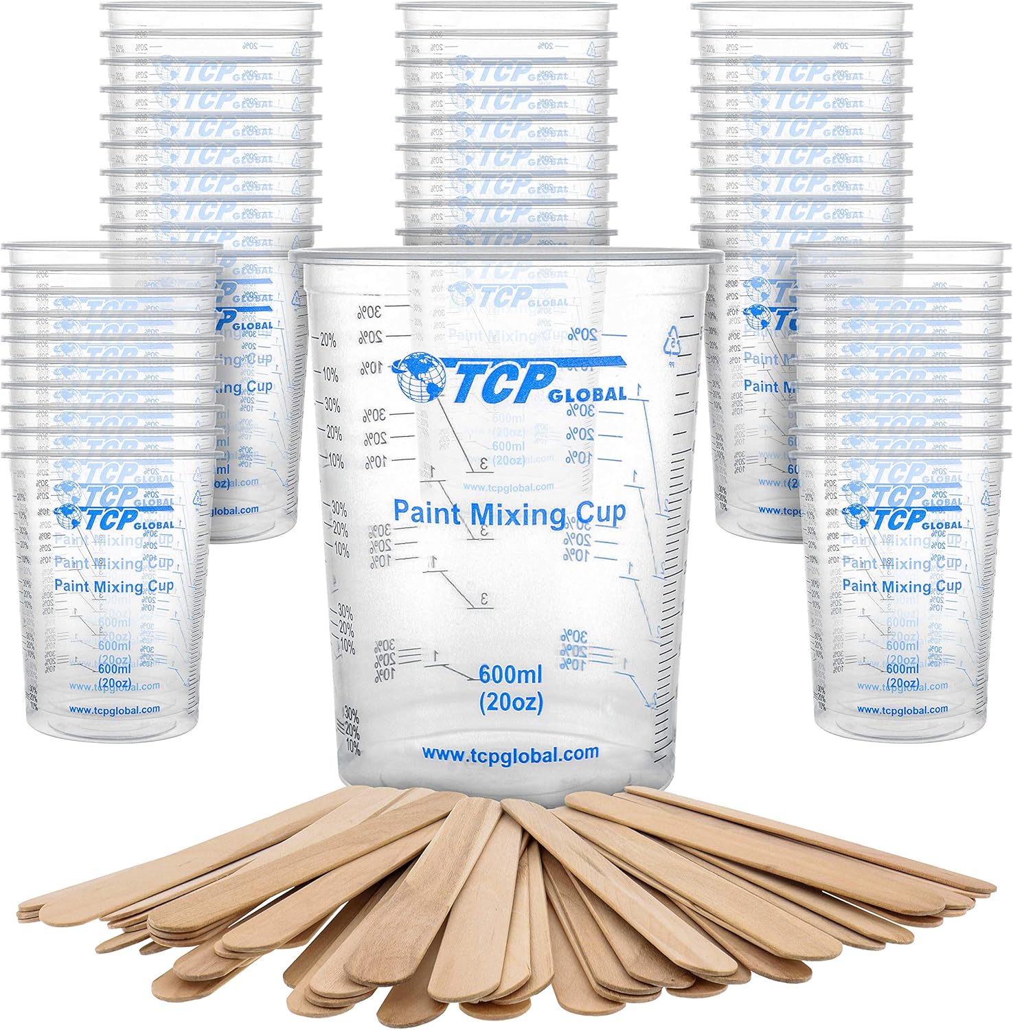 Resin Mixing Cup - Disposable Plastic Mixing Cups 20 oz
