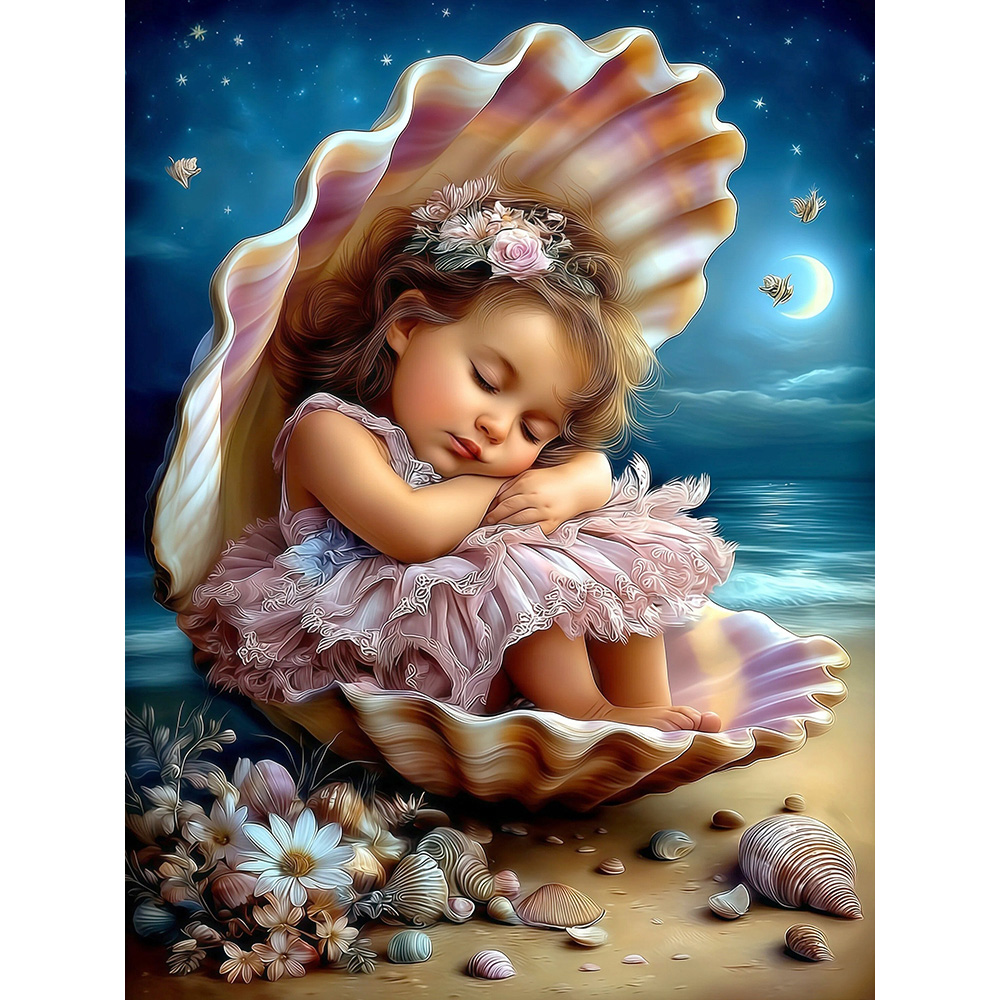 Resin Art Workshop - EverShine DIY Diamond Painting Girl 5D