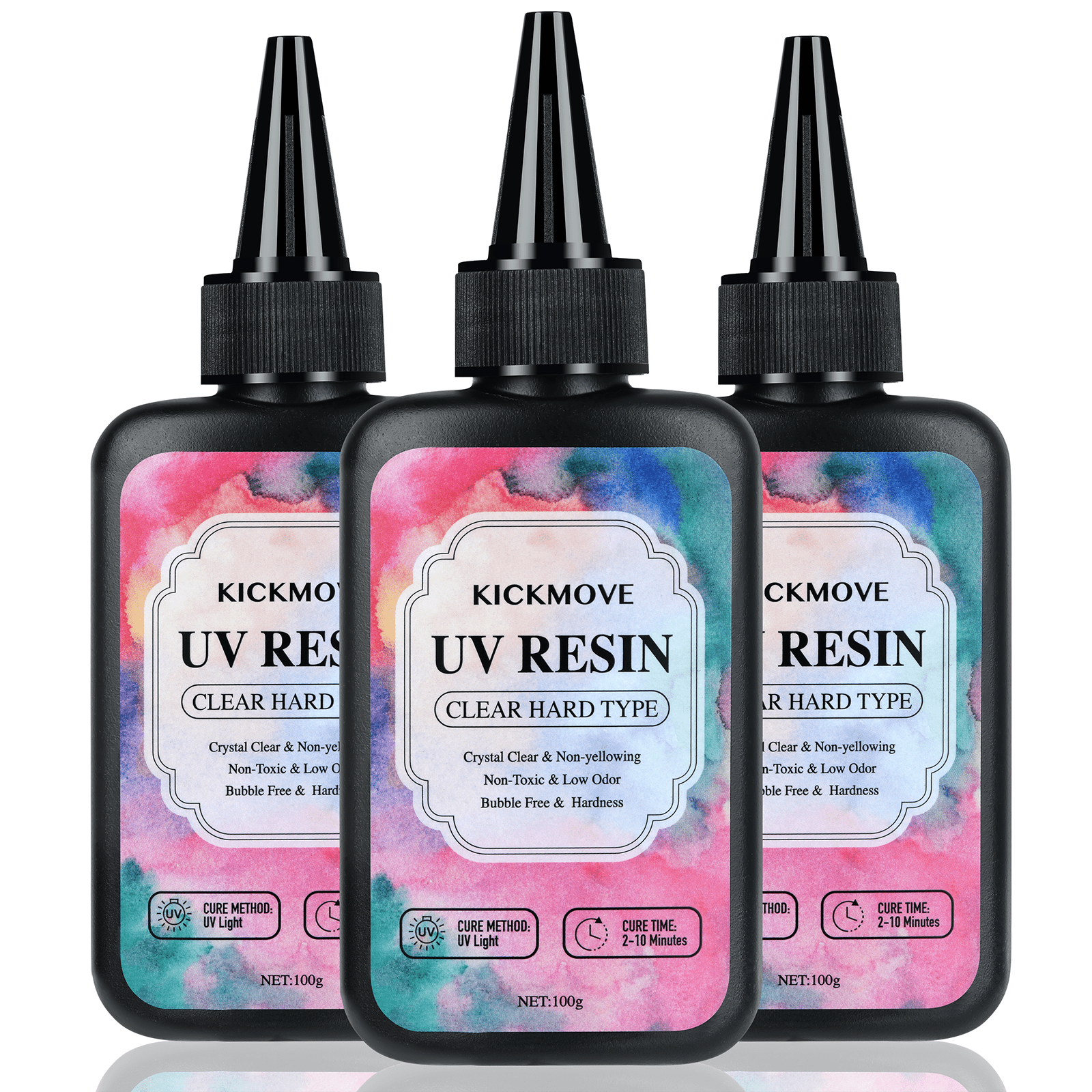 Resin Art Acrylic - 300g UV Resin Clear,Hard,Upgraded Crystal Clear