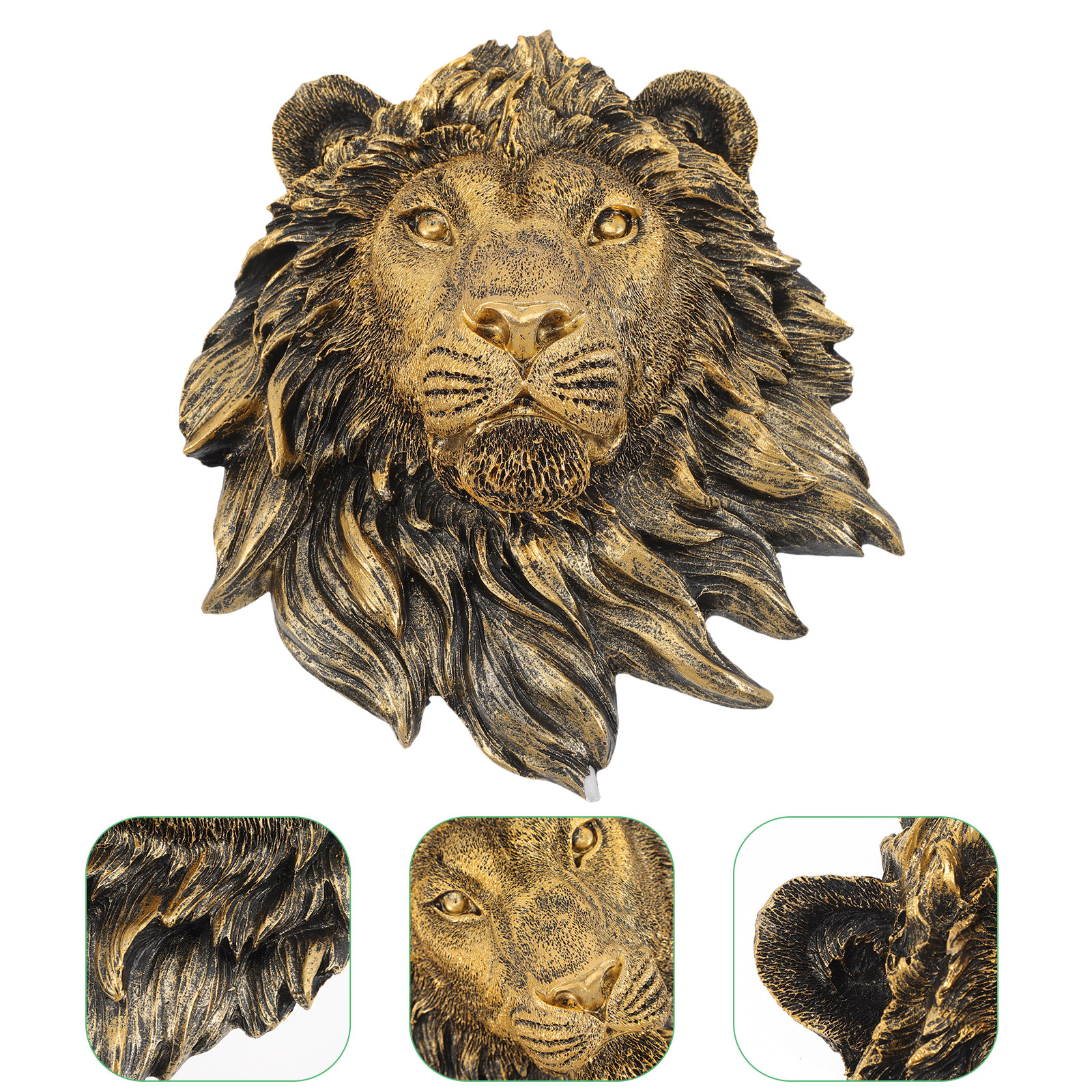 Resin Art Sticker - Large Animal Head Wall Decor Sculpture