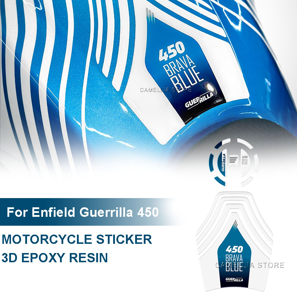 Resin Art Sticker - for Enfield Guerrilla 450 Motorcycle Accessories