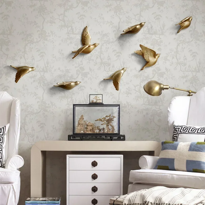 Resin Art Sticker - European Resin Birds Wall Hanging Pigeon