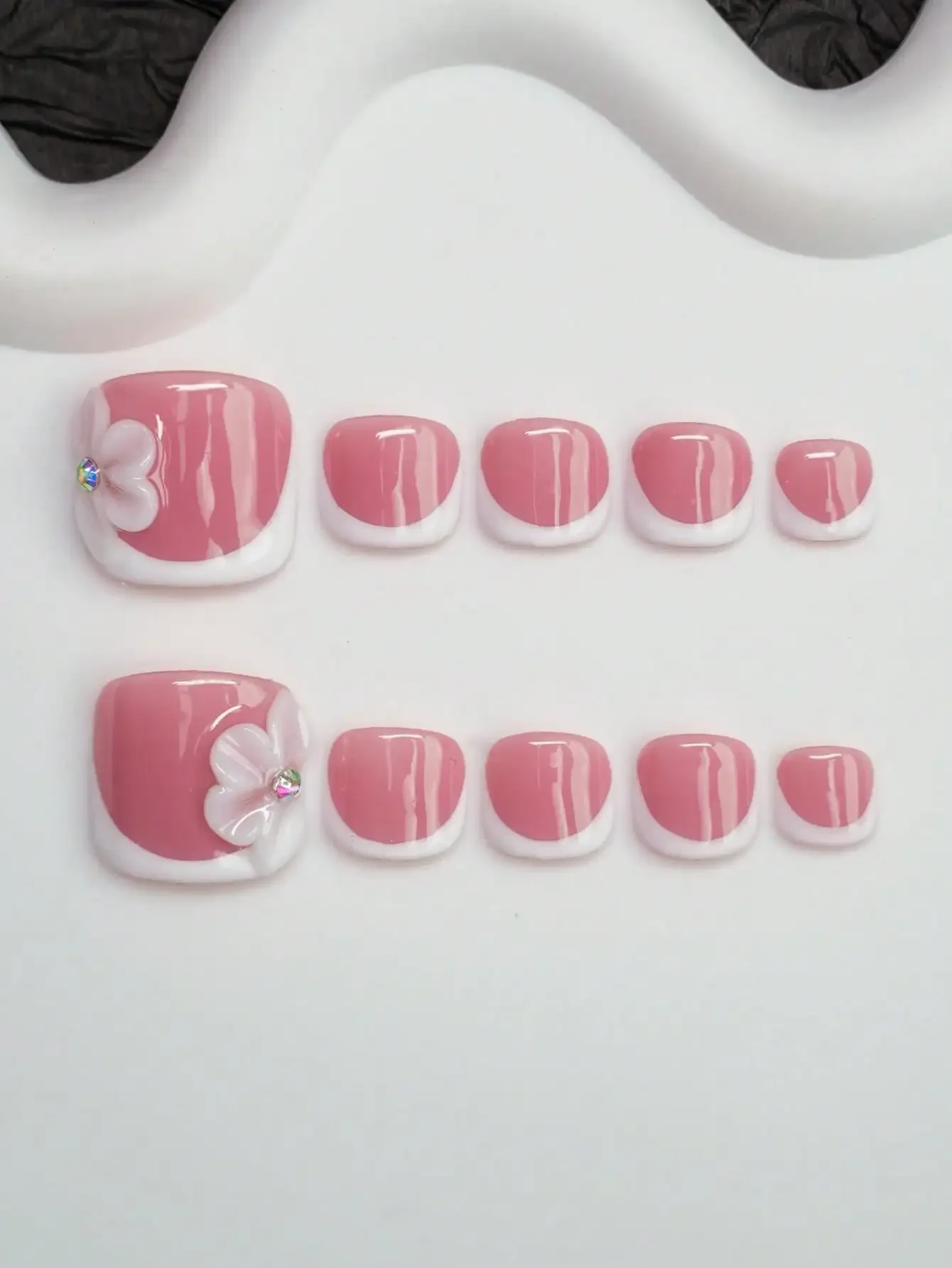 Resin Art Sticker - 14pcs Y2K Baddie Style Handmade Nail