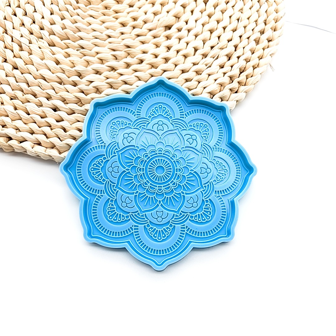 Coaster Mold Square - Mandala Coaster Silicone Mold Diy Epoxy