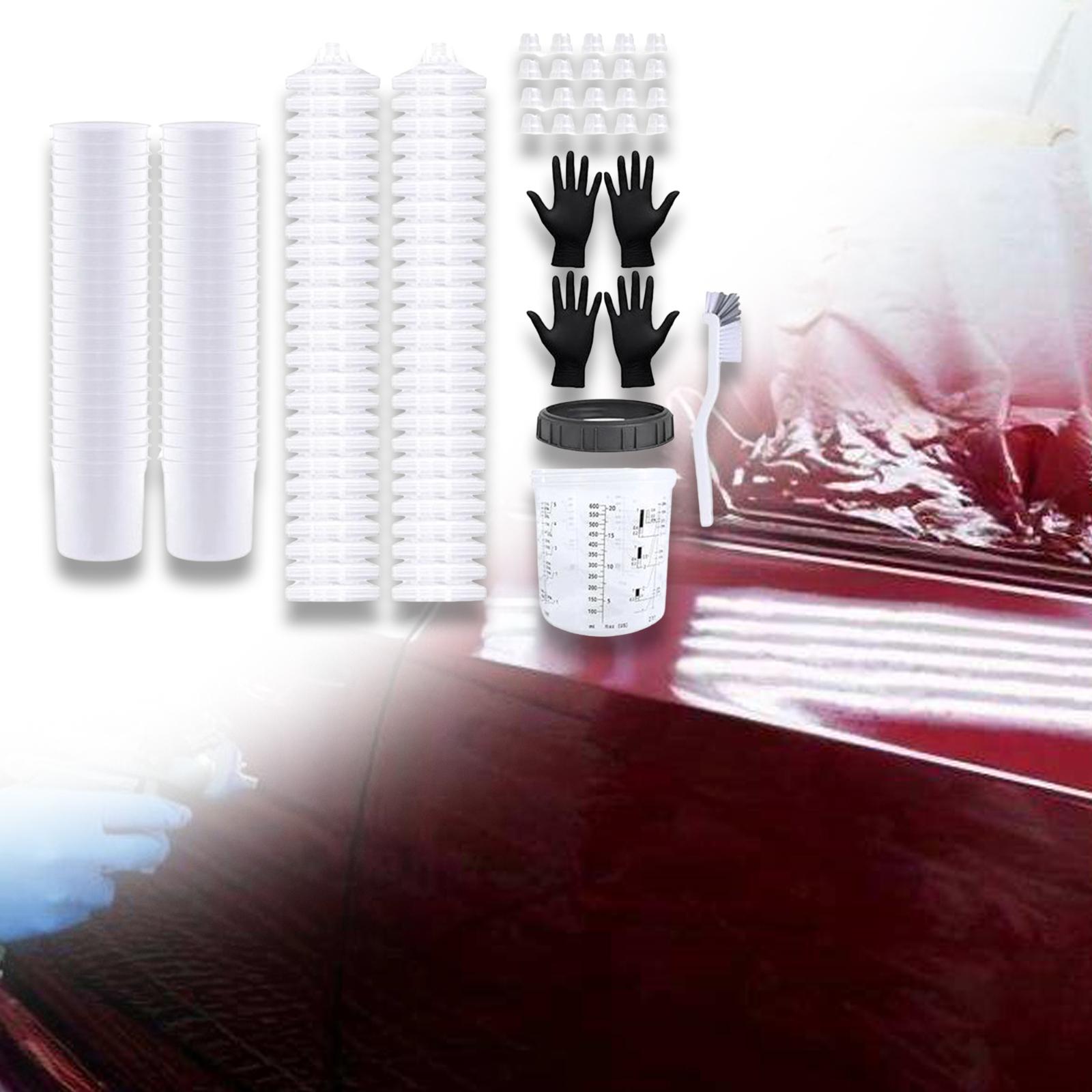 Resin Mixing Cup - Disposable Paint Sprayer Mixing Cup Premium