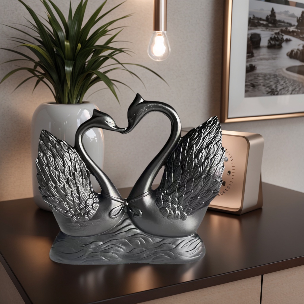 Resin Art Table Top - 1 Piece of Simple Modern Heart-To-Heart