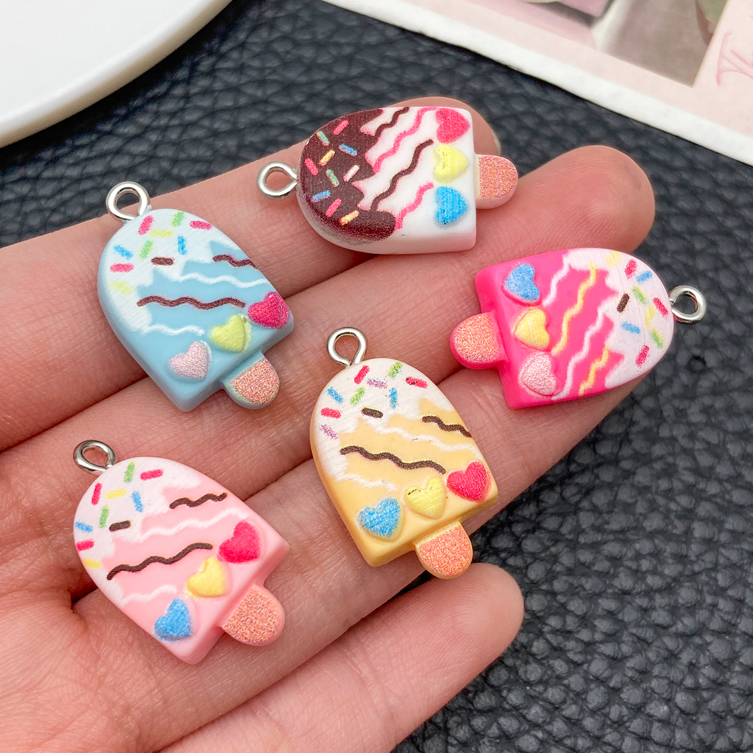 Resin Art Acrylic - 5/10pcs Cute Fashion Resin Acrylic Ice