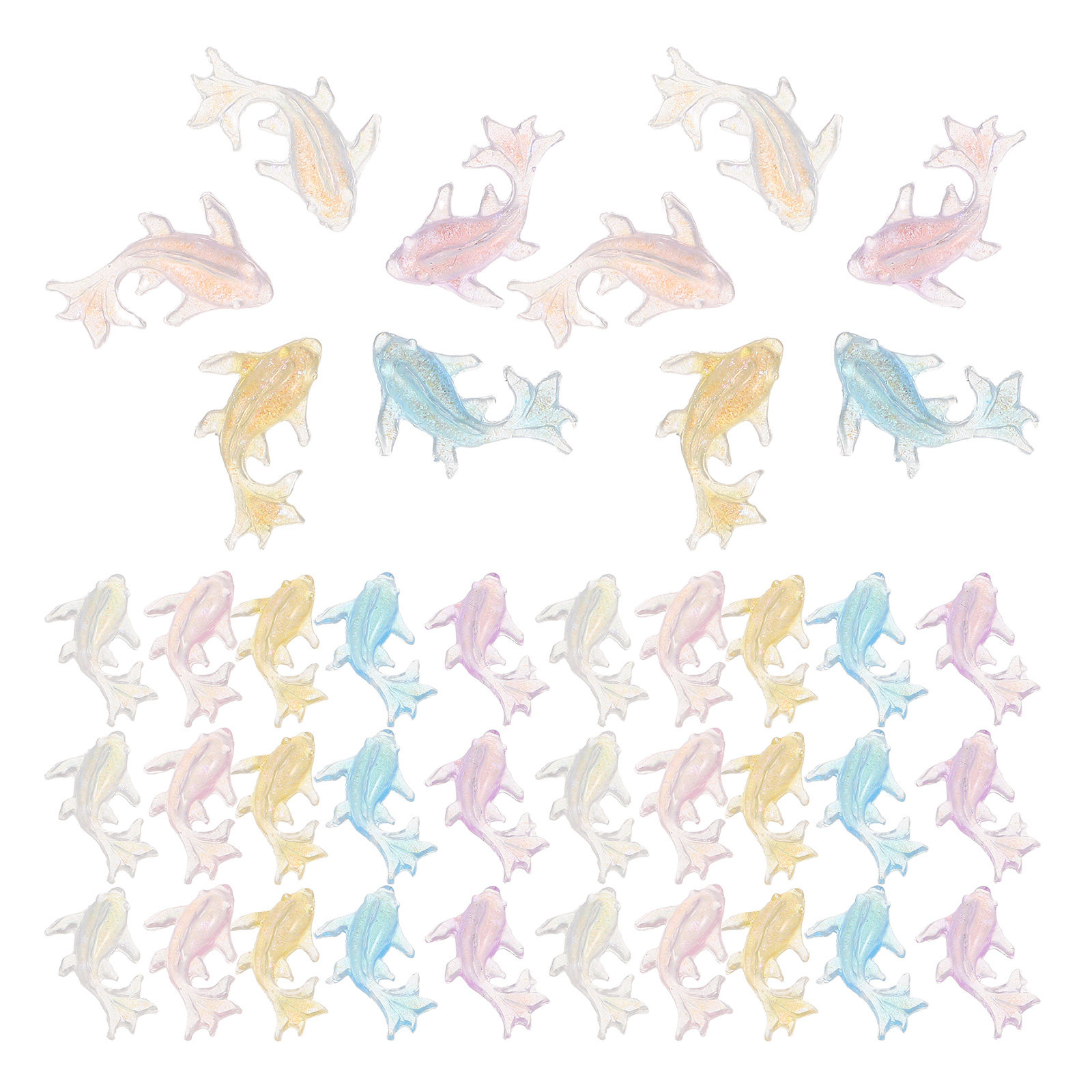 Resin Art Beach Theme - 100Pcs Dolphin Nail Charms Resin Ocean