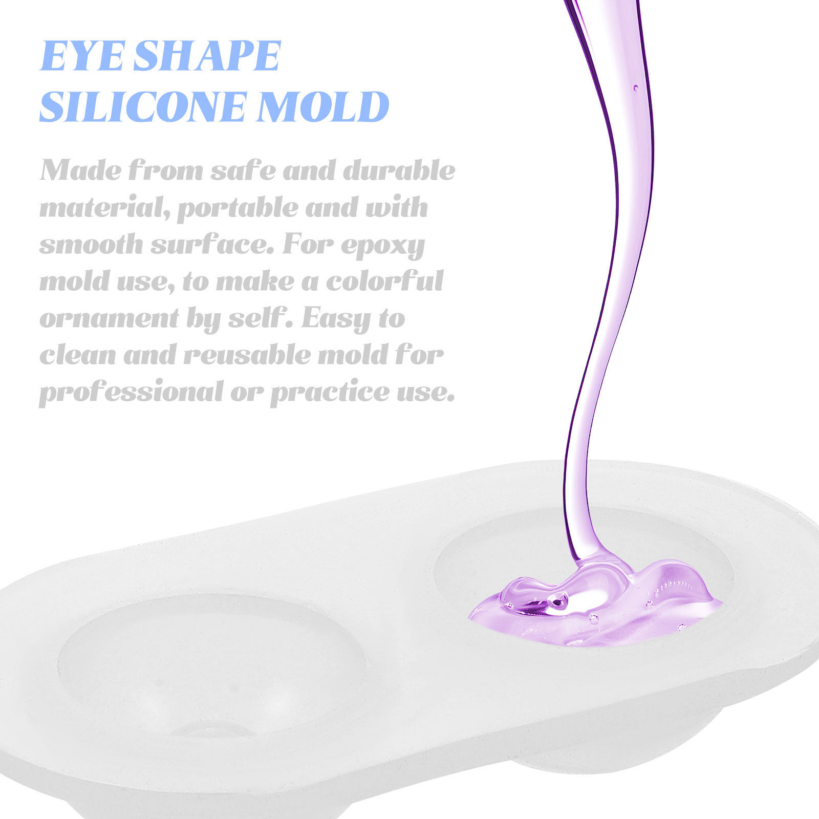 5Pcs Eyeball Mold for DIY Resi - مراجعة Resin Art And Jewelry وسعره