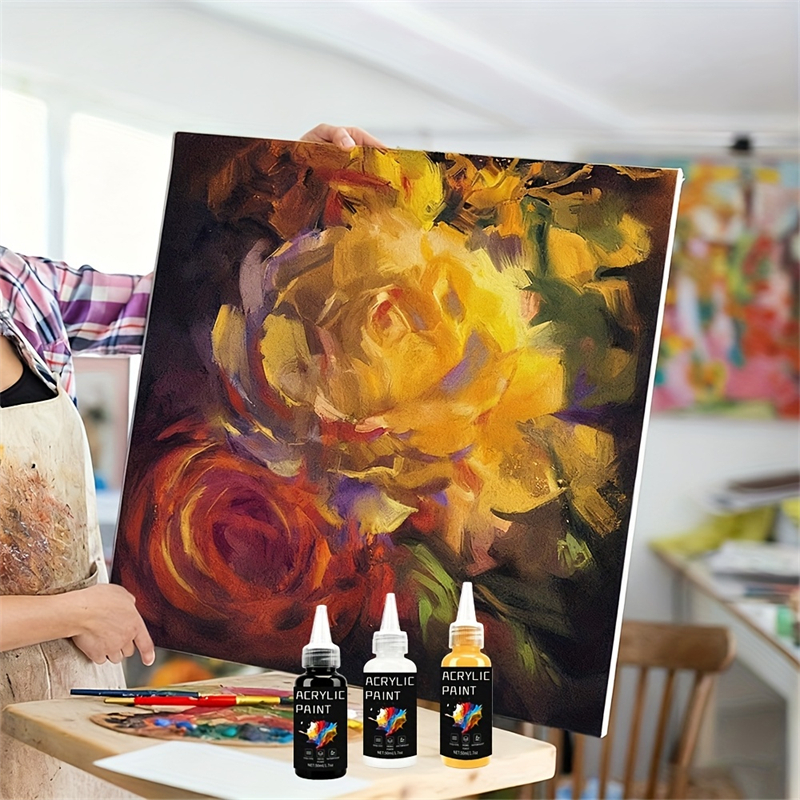 Acrylic Paint Set 6 Colors 50m - مراجعة Resin Art Workshop وسعره
