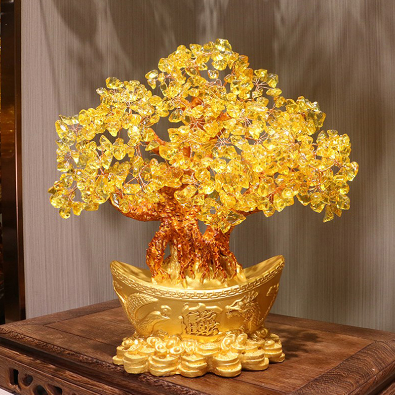 Lucky Money Tree Chinese Gold  - مراجعة Resin Art Table Top وسعره