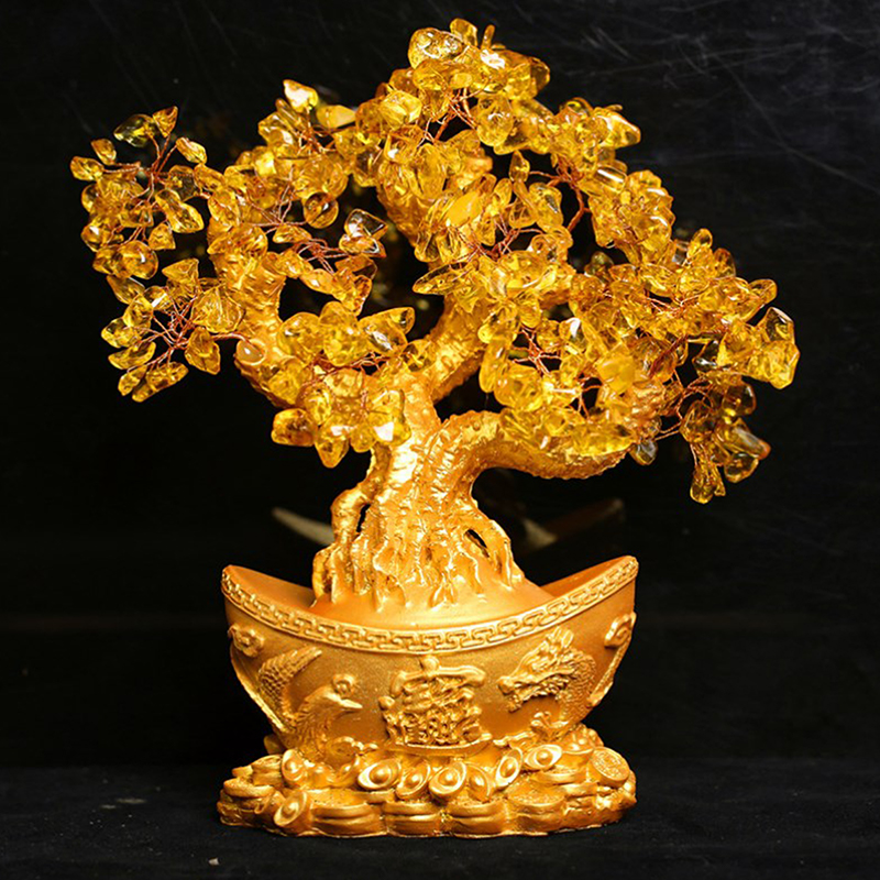 Lucky Money Tree Chinese Gold  - مراجعة Resin Art Table Top وسعره