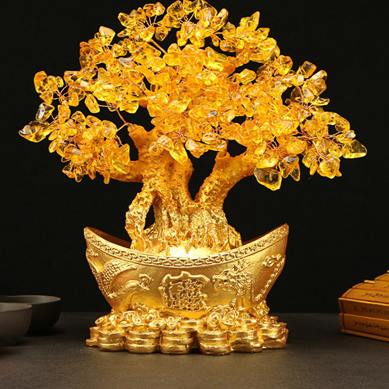 Lucky Money Tree Chinese Gold  - مراجعة Resin Art Table Top وسعره