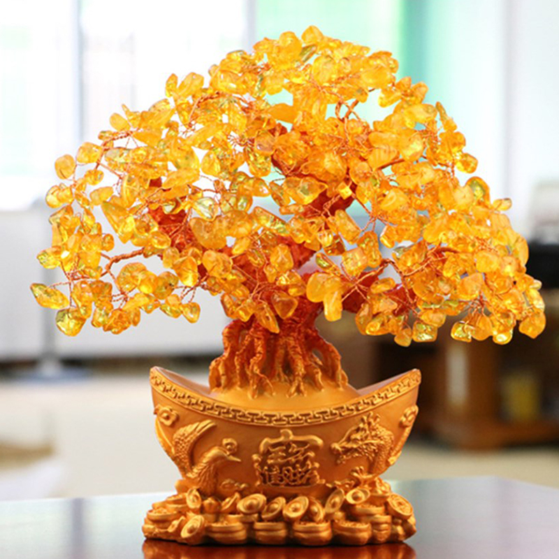 Lucky Money Tree Chinese Gold  - مراجعة Resin Art Table Top وسعره