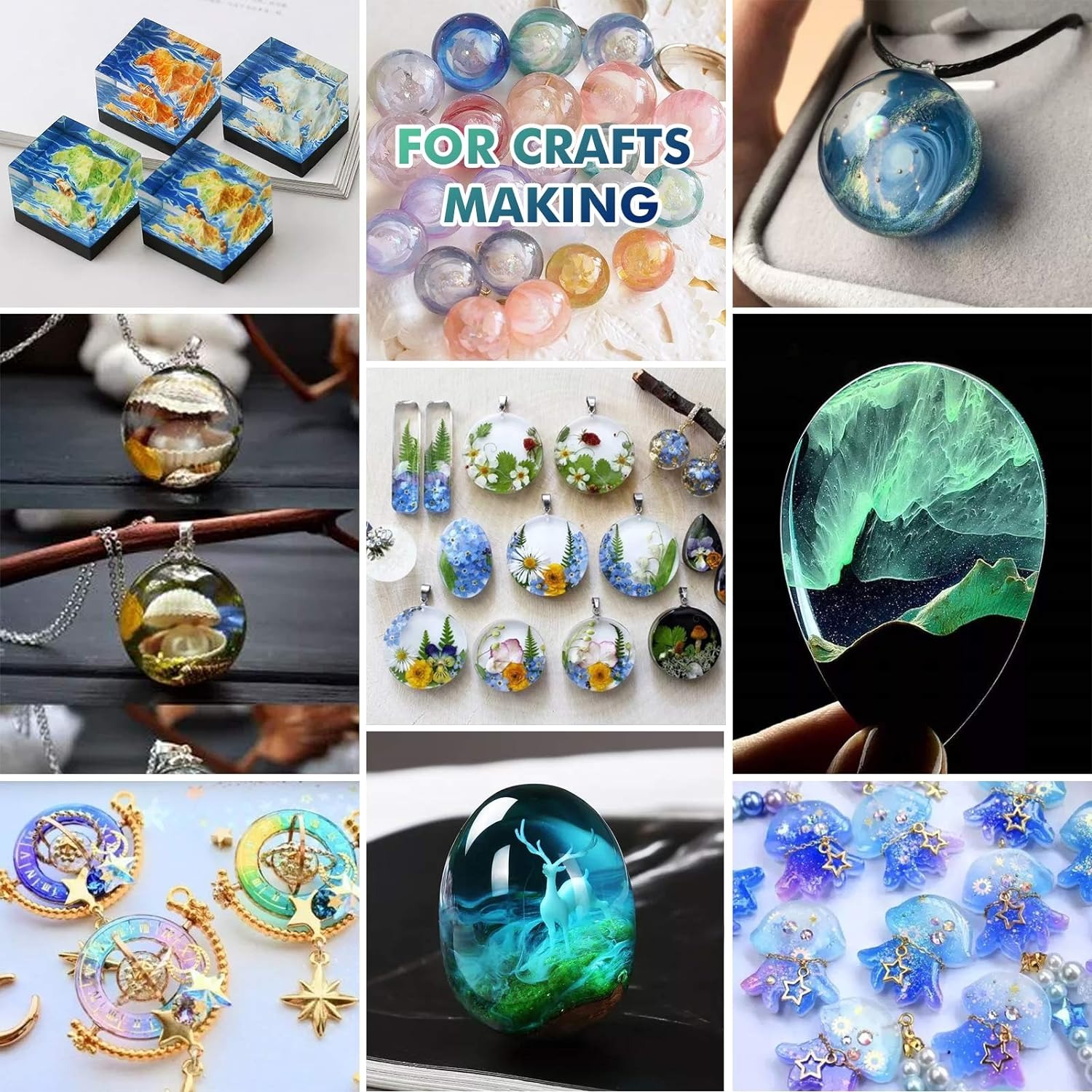 300g UV Resin Clear,Hard,Upgra - مراجعة Resin Art Acrylic وسعره
