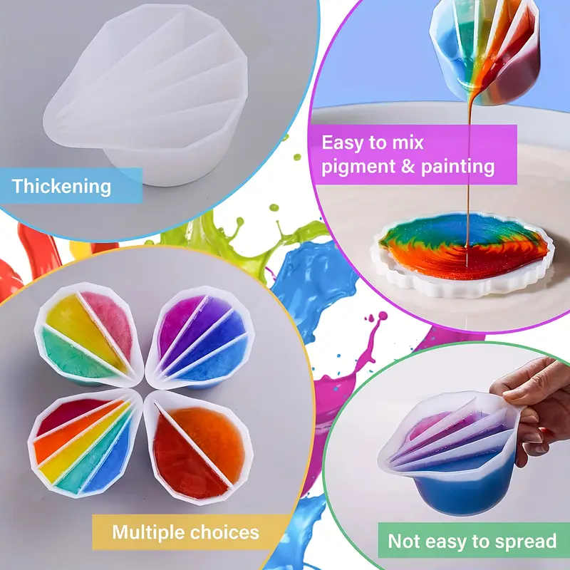 Split Cup For Paint Pouring,Re - مراجعة Resin Mixing Cup وسعره