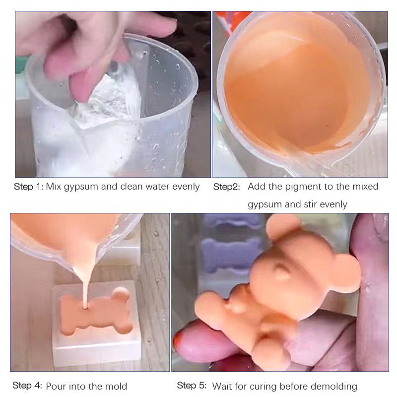 10ml Gypsum Cement Coloring Dy - مراجعة Coaster Mold Square وسعره
