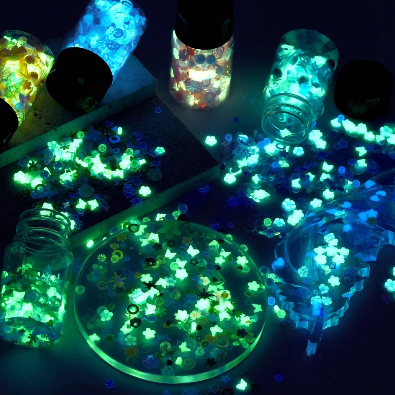 1Pcs Mixed Luminous Soft Clay  - مراجعة Resin Art And Jewelry وسعره