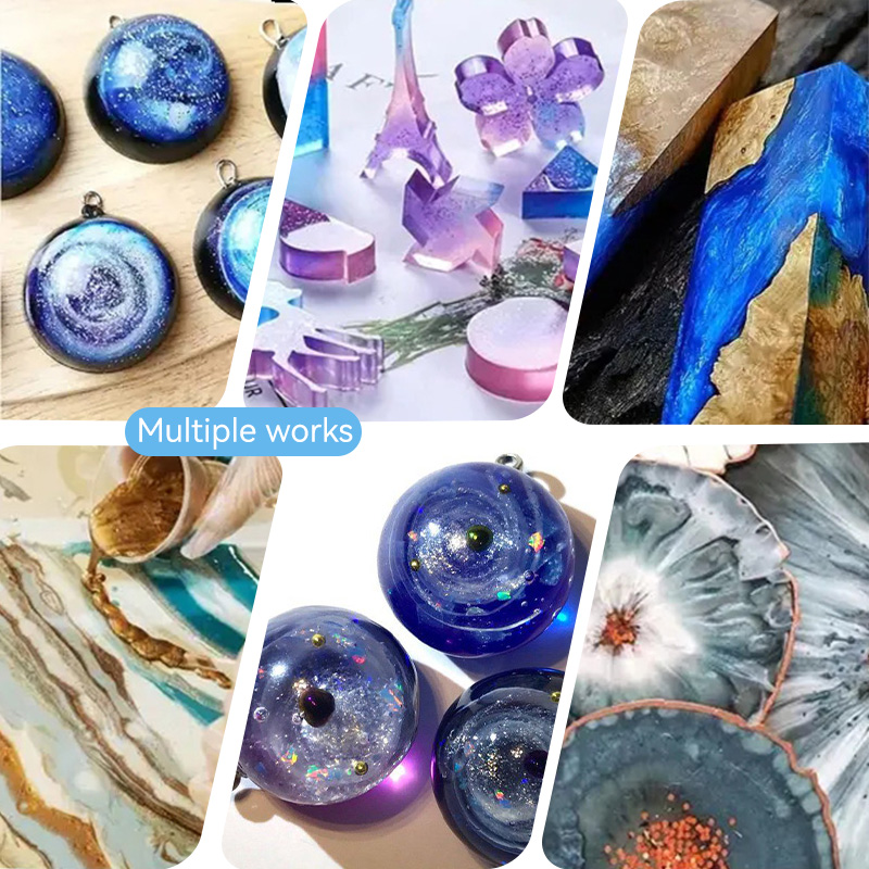Starry Sky Epoxy Resin Pigment - مراجعة Resin Art Acrylic وسعره