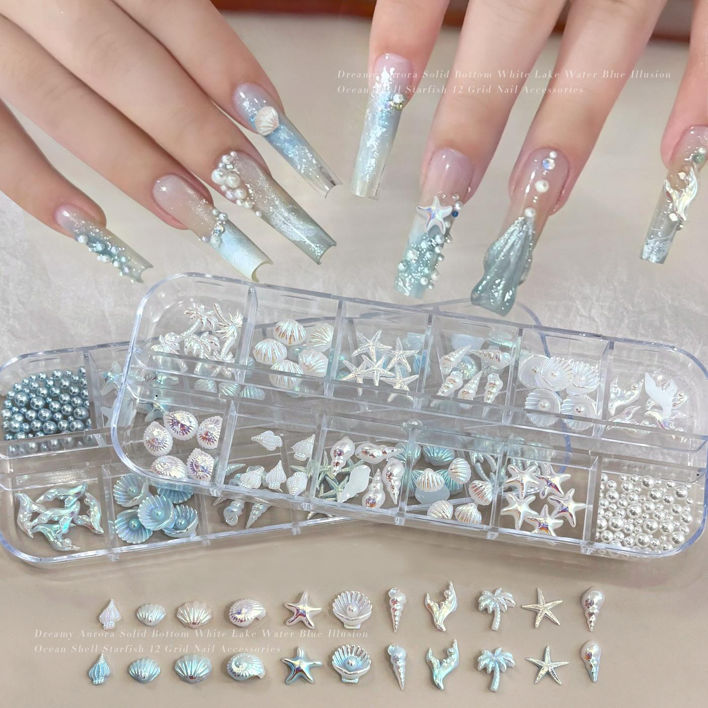12Grids 3D Mixed Ocean Style N - مراجعة Resin Art Beach Theme وسعره