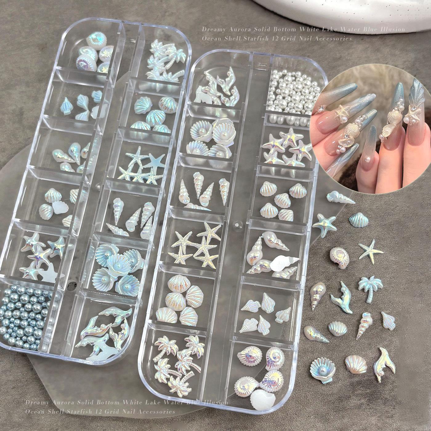 12Grids 3D Mixed Ocean Style N - مراجعة Resin Art Beach Theme وسعره