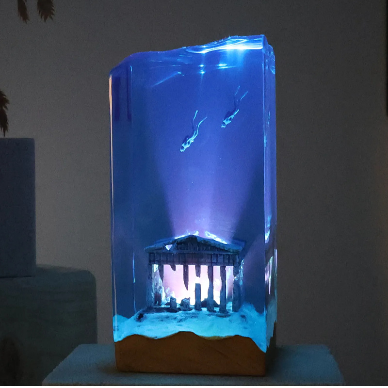NEW Marine Art Home Decoration - مراجعة Resin Art Table Top وسعره