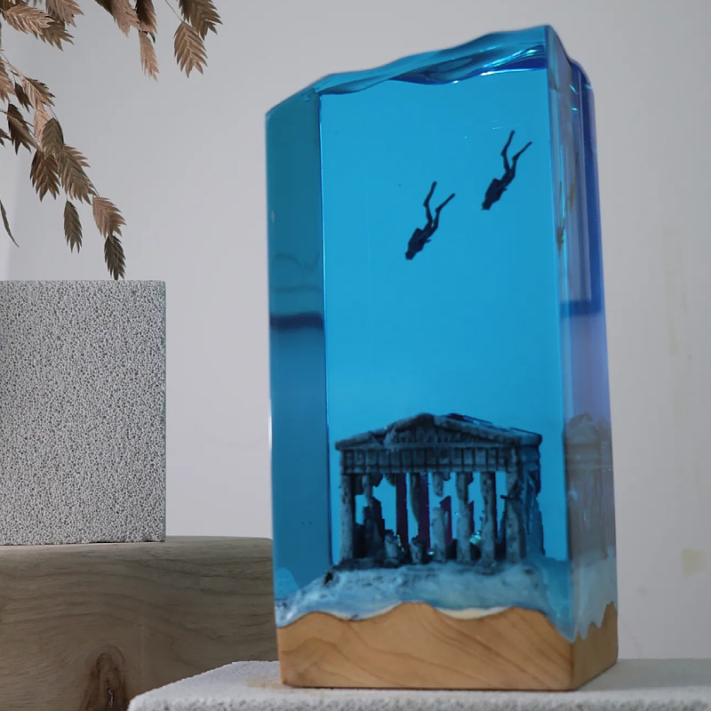 NEW Marine Art Home Decoration - مراجعة Resin Art Table Top وسعره