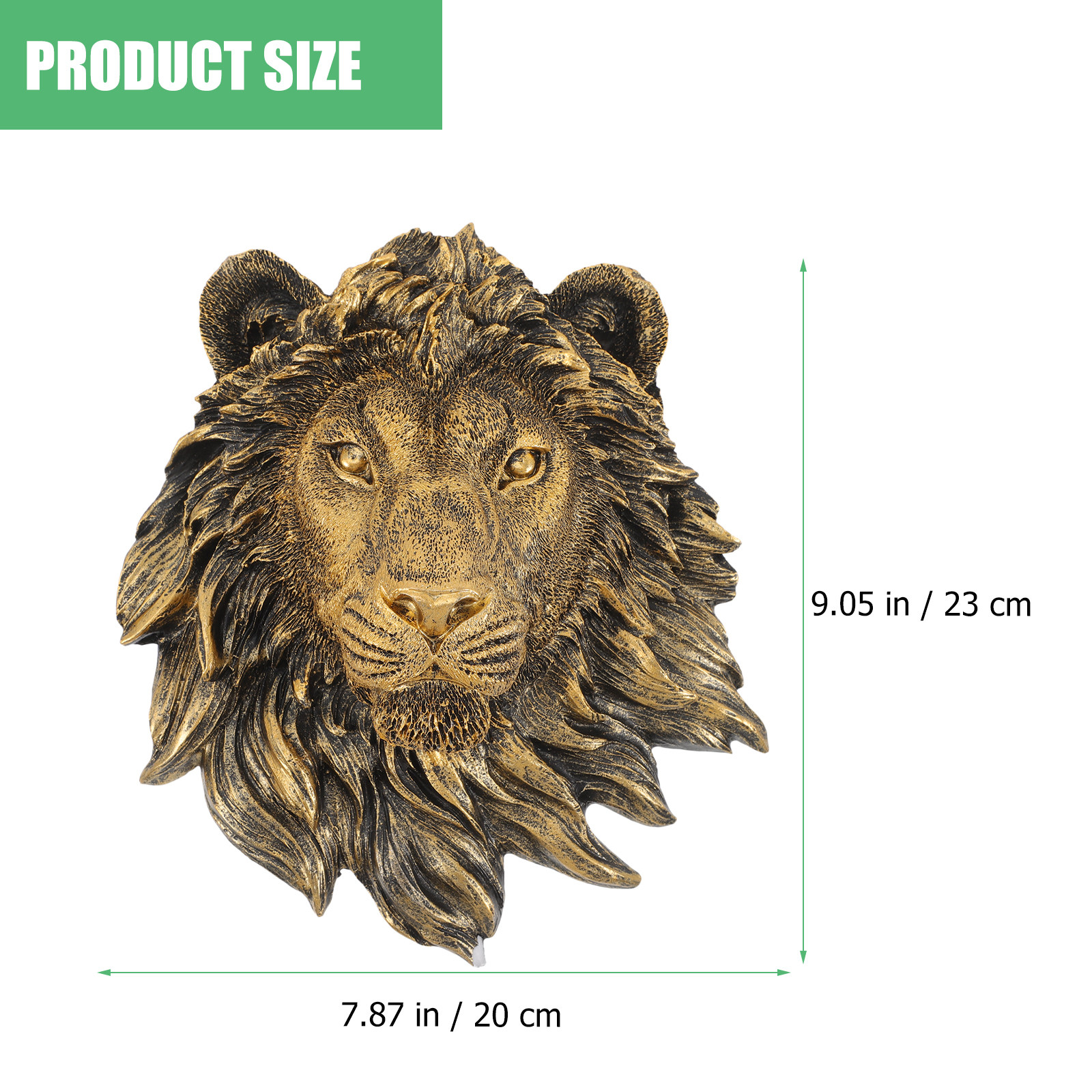 Large Animal Head Wall Decor S - مراجعة Resin Art Sticker وسعره