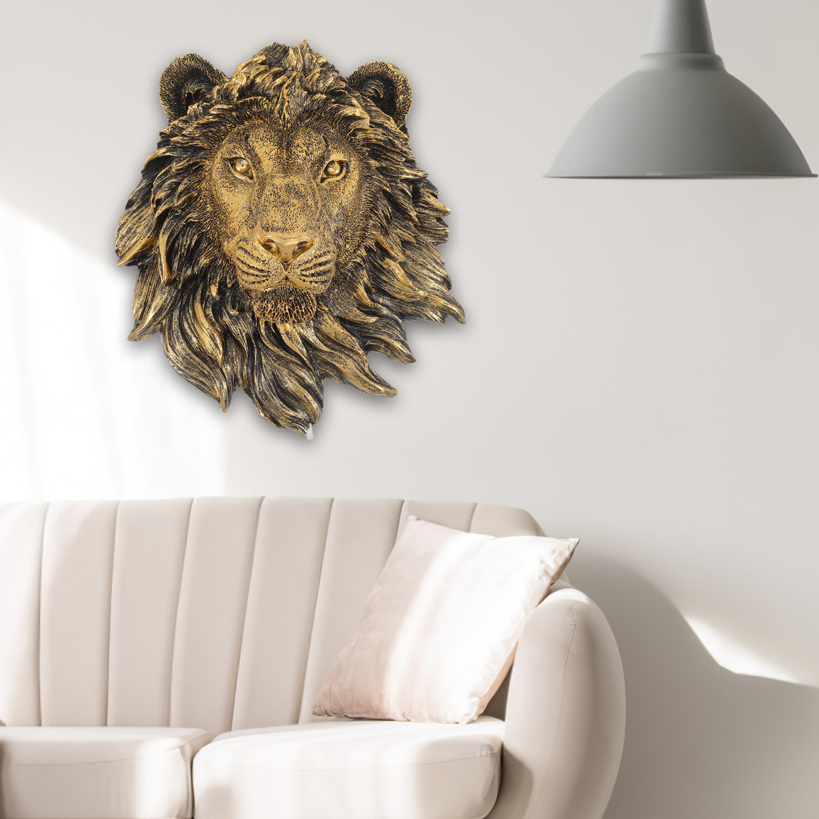 Large Animal Head Wall Decor S - مراجعة Resin Art Sticker وسعره