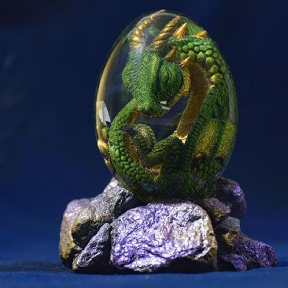 Lava Dragon Egg Statue With St - مراجعة Resin Art Table Top وسعره