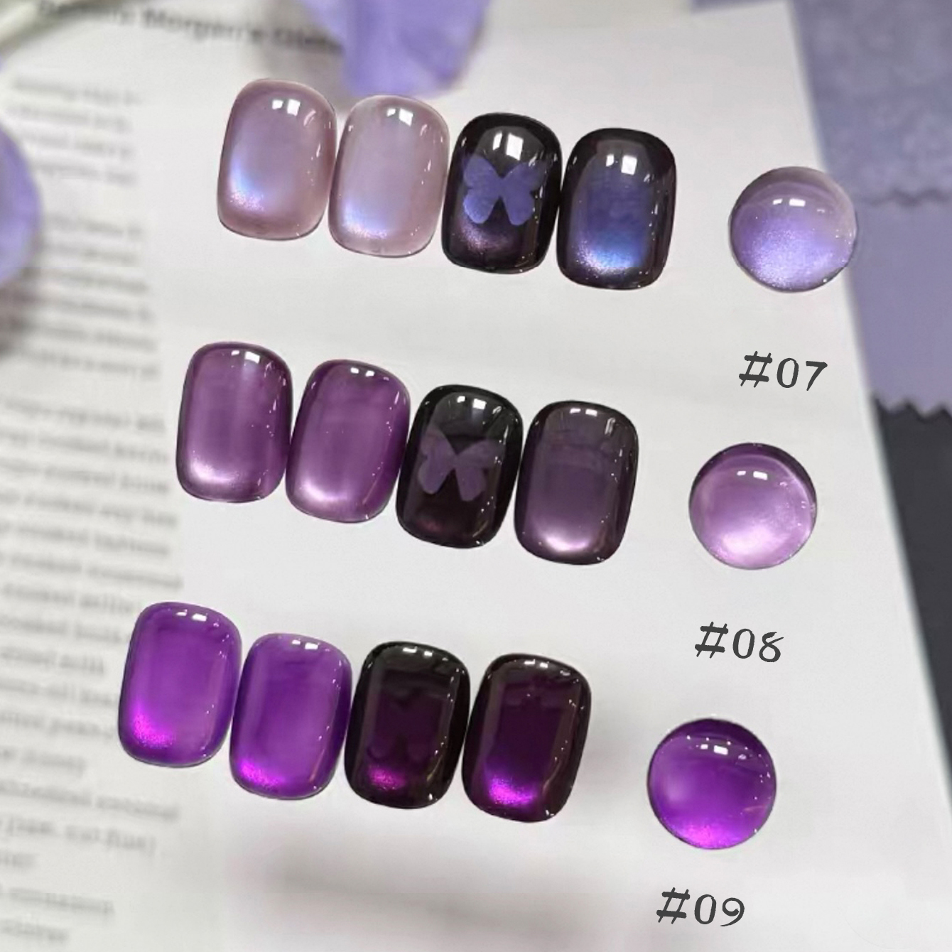 MeC1-9PCS 12ML Autumn Winter N - مراجعة Resin Art Purple وسعره