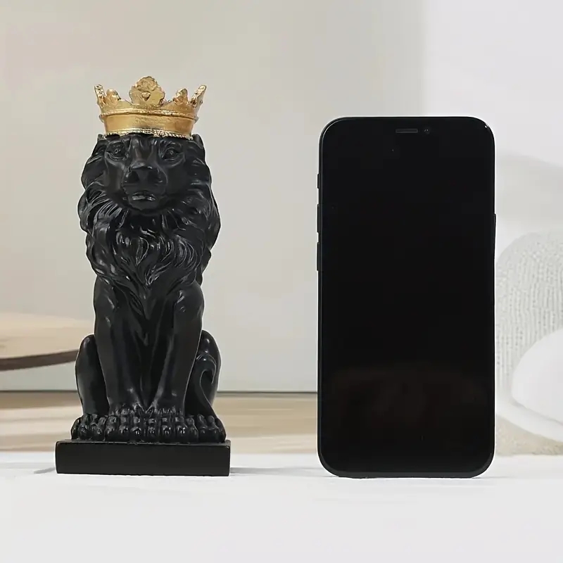 Creative Lion Statue Crown Lio - مراجعة Resin Art India وسعره
