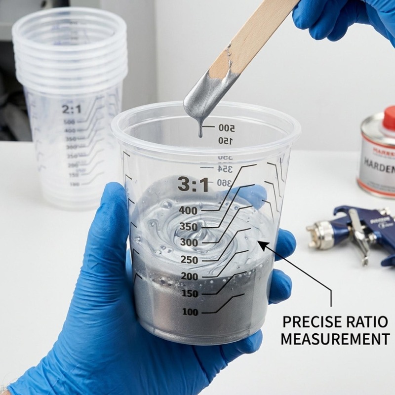 Transparent Plastic Measuring  - مراجعة Resin Mixing Cup وسعره