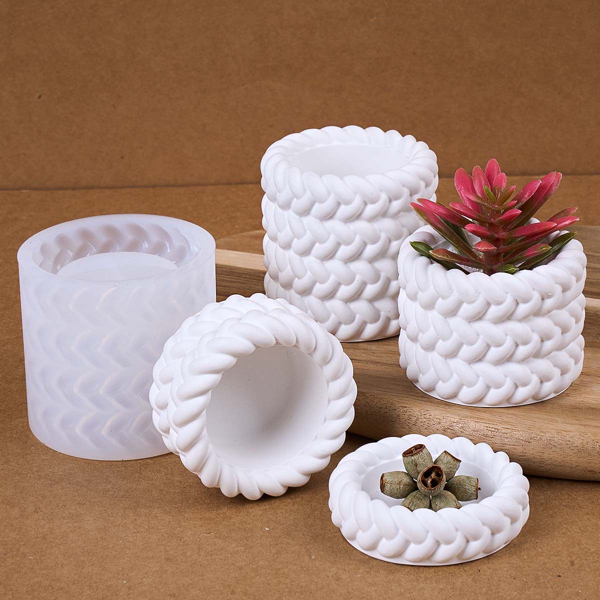 1/2/3/4 Floors Hemp Rope Candl - مراجعة Coaster Mold Square وسعره