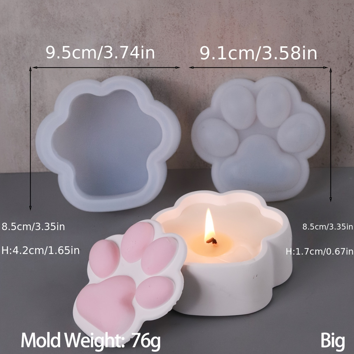 Cat Claw Storage Box Silicone  - مراجعة Coaster Mold Square وسعره