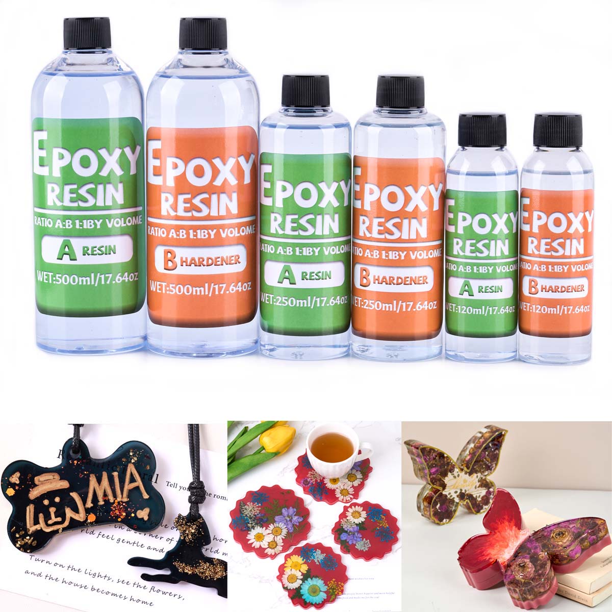 1:1 Ratio Epoxy Resin Kit Anti - مراجعة Resin Art And Jewelry وسعره