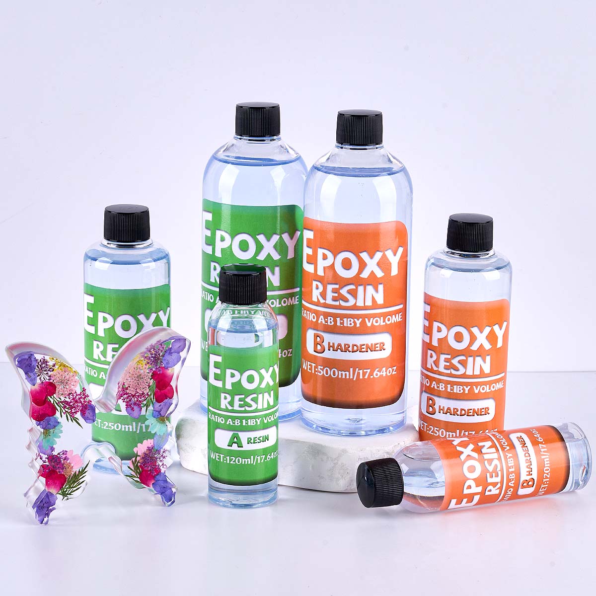 1:1 Ratio Epoxy Resin Kit Anti - مراجعة Resin Art And Jewelry وسعره