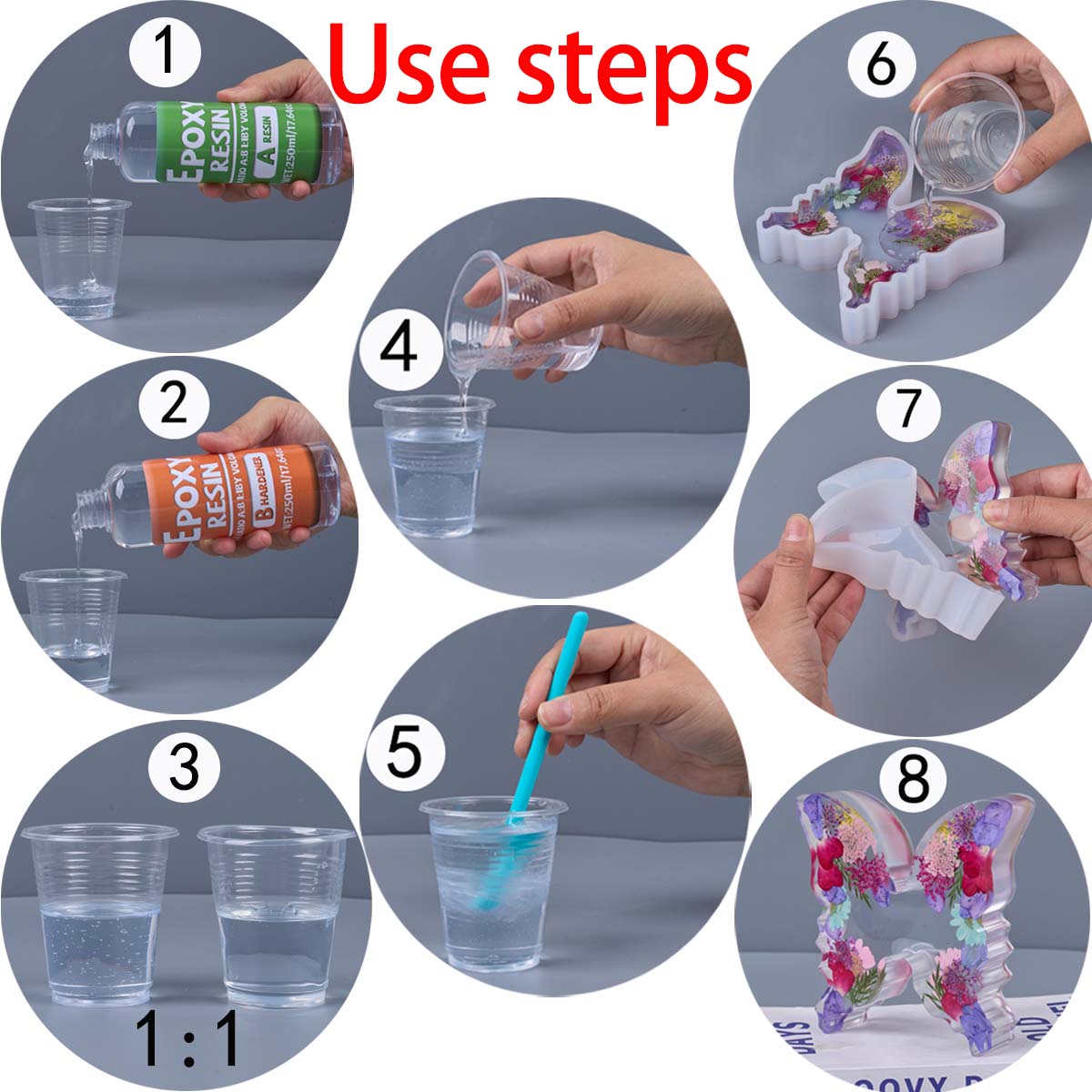 1:1 Ratio Epoxy Resin Kit Anti - مراجعة Resin Art And Jewelry وسعره