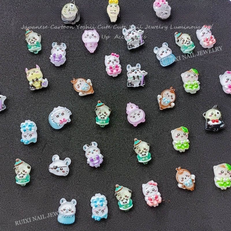 Chiikawa Cartoon Dudu Face Nai - مراجعة Resin Art Sticker وسعره