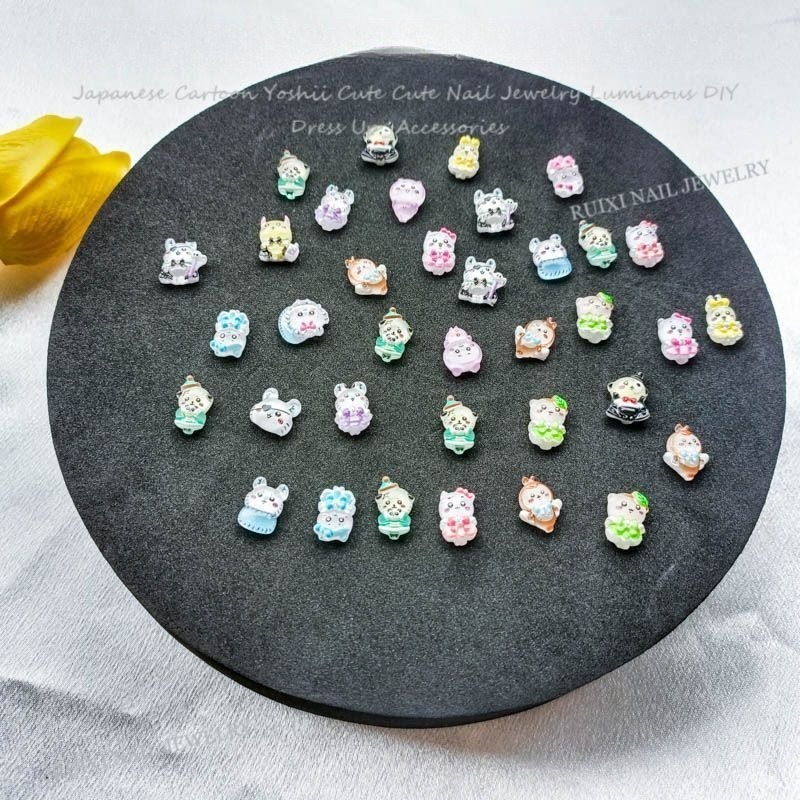 Chiikawa Cartoon Dudu Face Nai - مراجعة Resin Art Sticker وسعره
