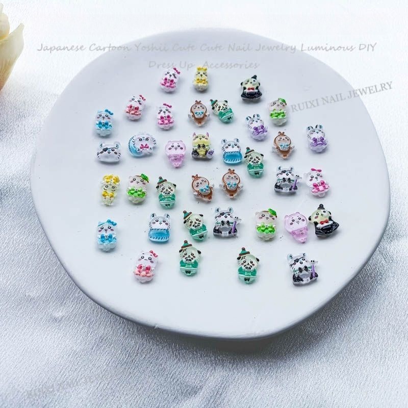 Chiikawa Cartoon Dudu Face Nai - مراجعة Resin Art Sticker وسعره
