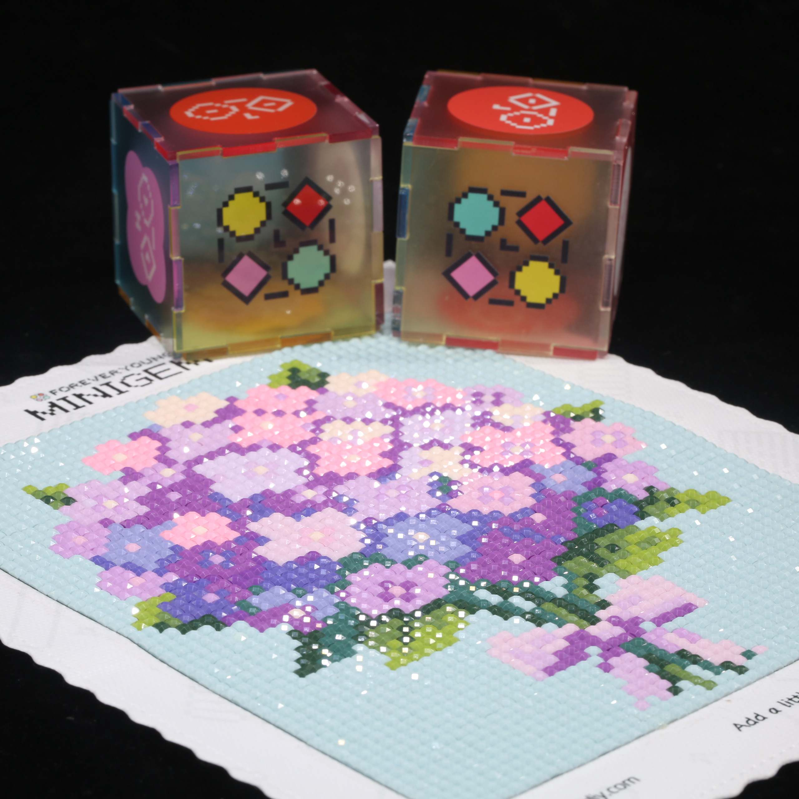Minigem® Purple Hydrangea 5D D - مراجعة Resin Art Purple وسعره