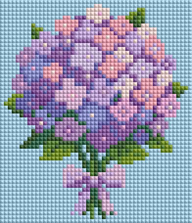 Minigem® Purple Hydrangea 5D D - مراجعة Resin Art Purple وسعره