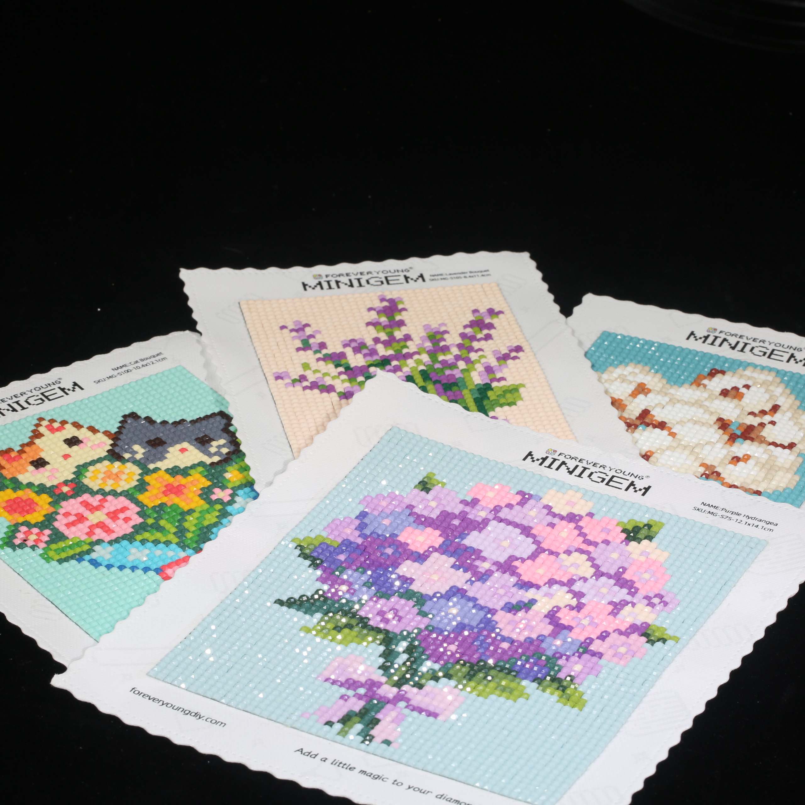 Minigem® Purple Hydrangea 5D D - مراجعة Resin Art Purple وسعره