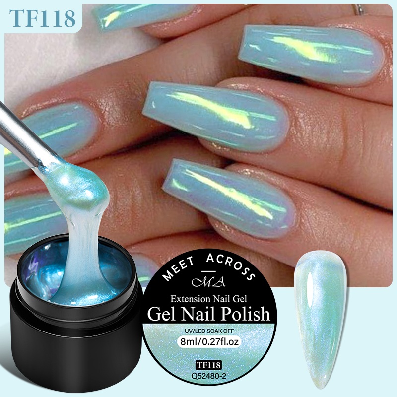MEET ACROSS 8ml Aurora Extensi - مراجعة Resin Art Purple وسعره