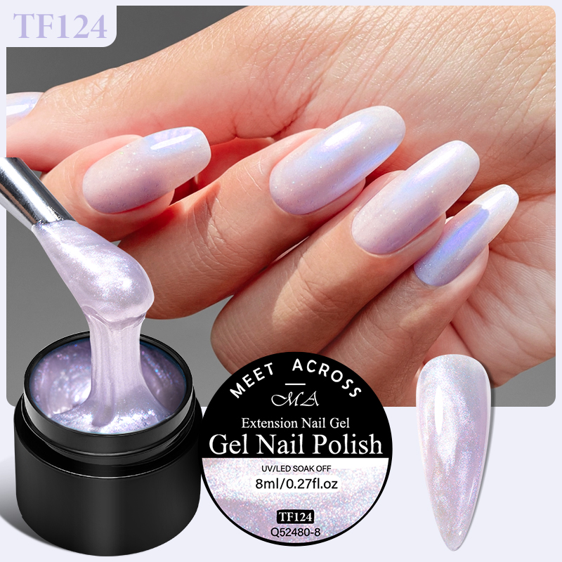 MEET ACROSS 8ml Aurora Extensi - مراجعة Resin Art Purple وسعره