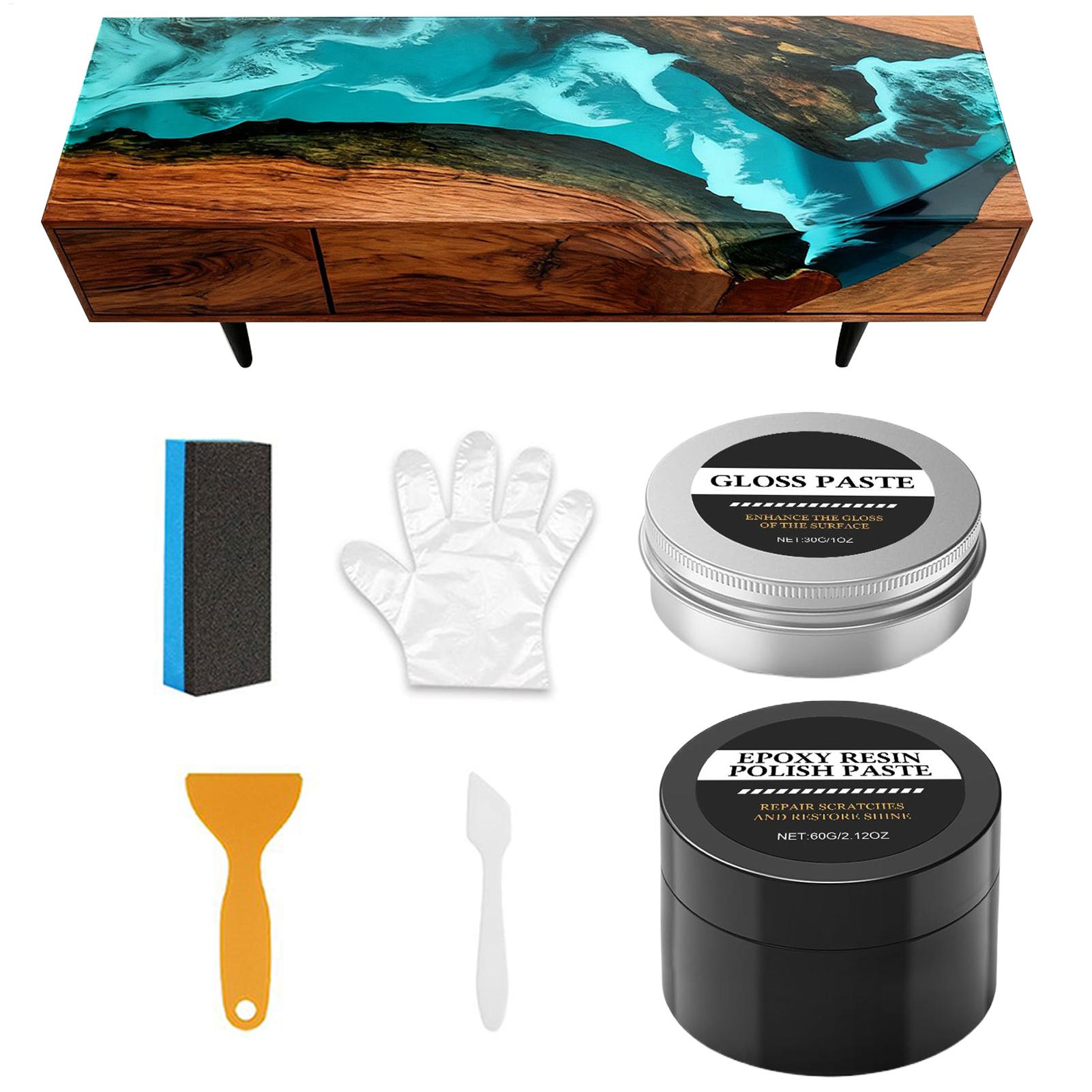 Epoxy resin high gloss polishi - مراجعة Resin Art Acrylic وسعره