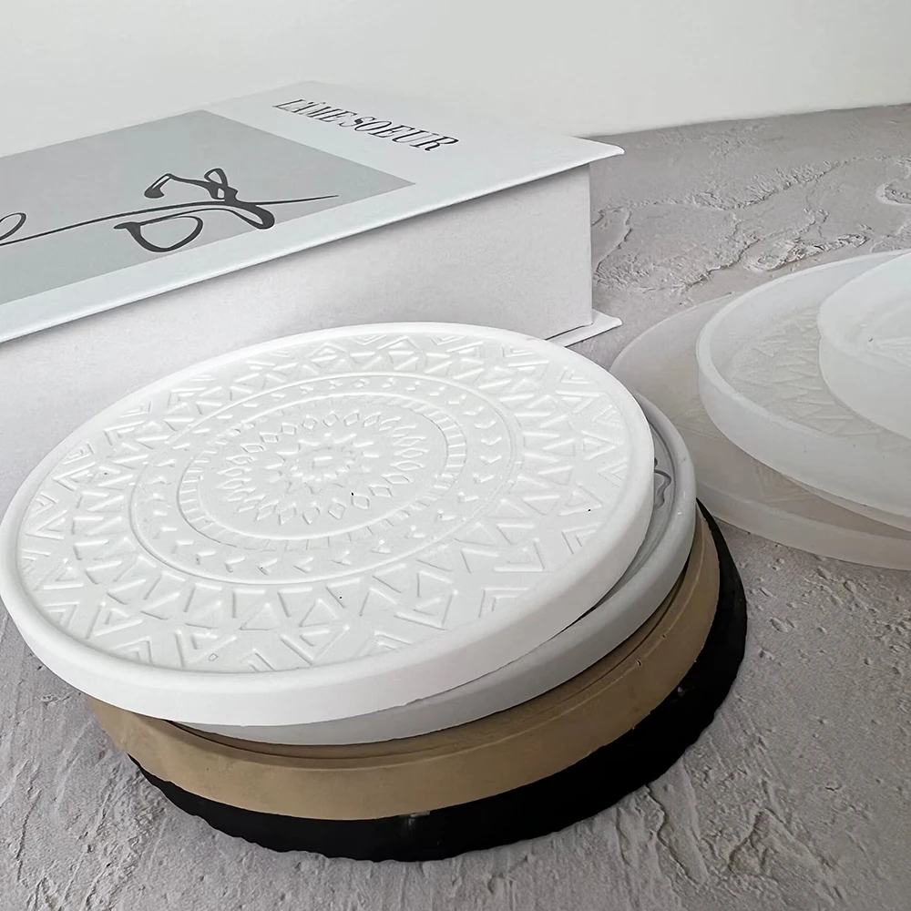 Mandala Round Coaster Resin Si - مراجعة Coaster Mold Square وسعره