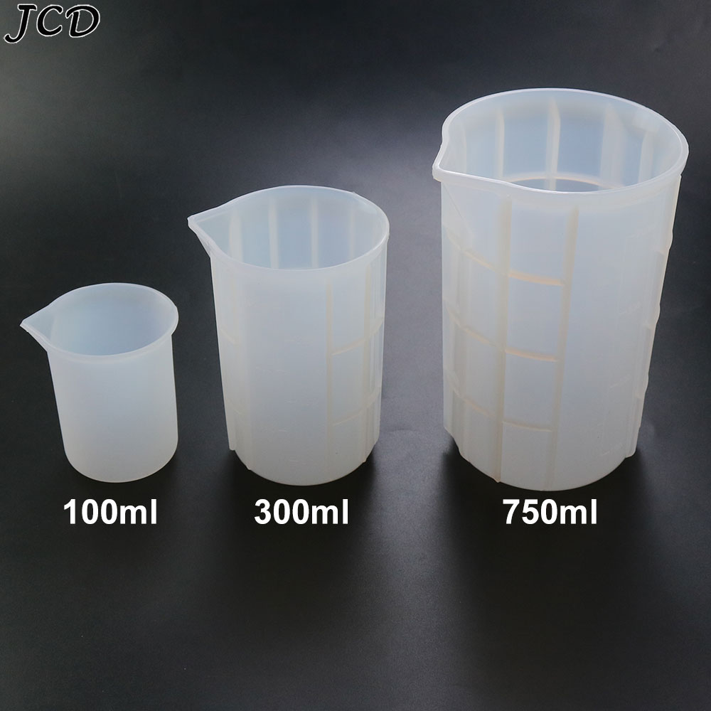 JCD 100ML/300ML/750ML Silicone - مراجعة Resin Mixing Cup وسعره