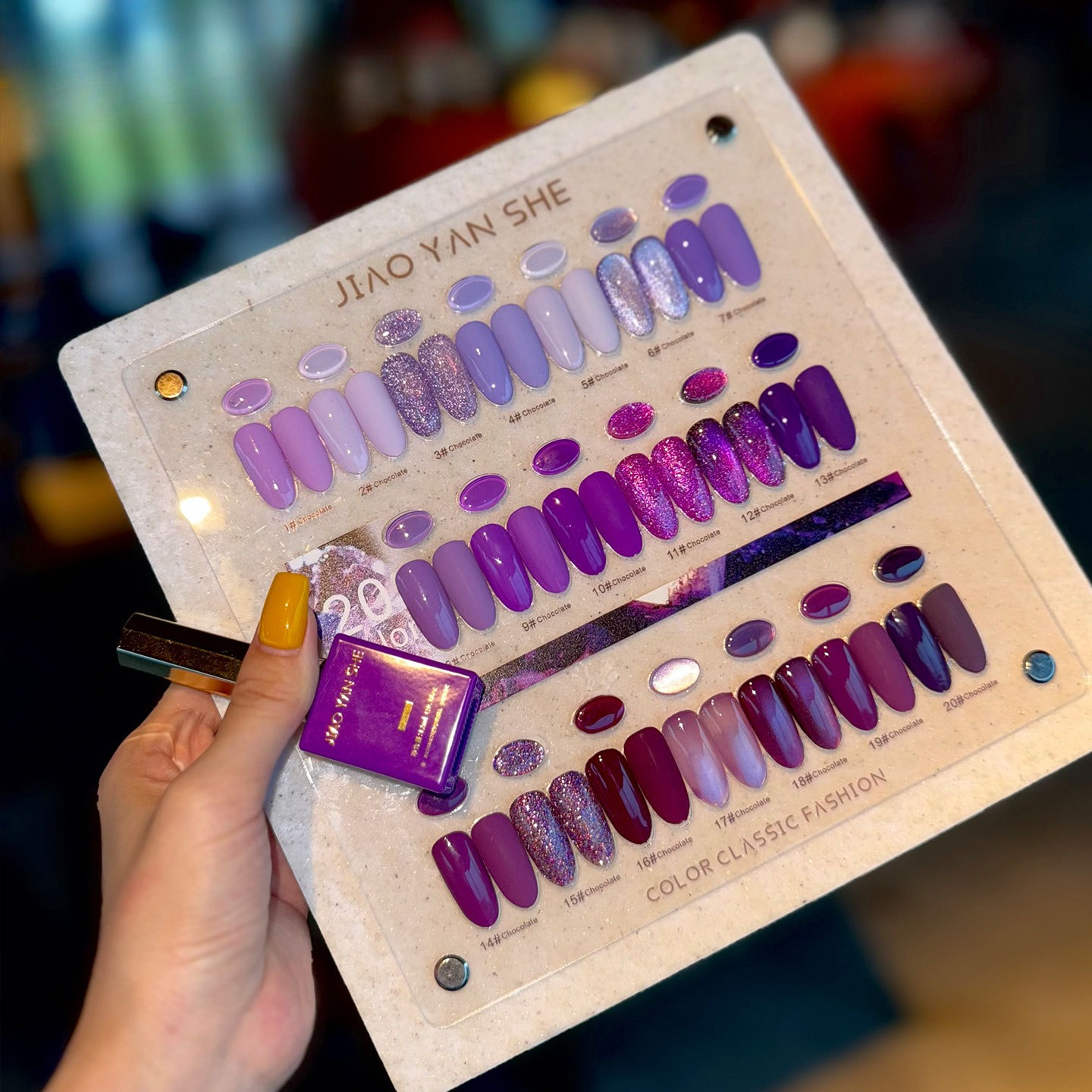 20Pcs/Set Purple Green Blue Co - مراجعة Resin Art Purple وسعره